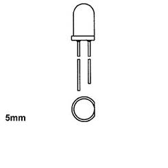 L-5WCN/5 — WHITE WATER CLEAR 5mm LED 20000mcd 20°